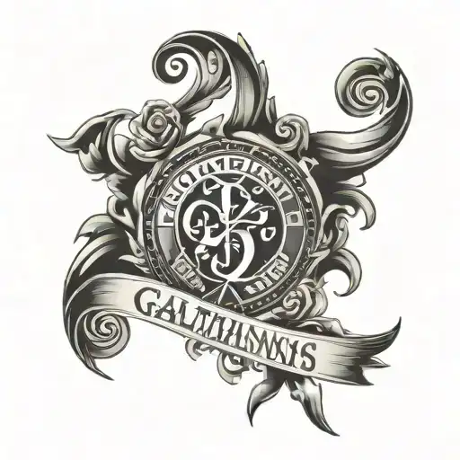 Galatians 2:20 tattoo design idea