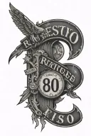 risk rich tattoo sleeve with interstate 80 sign  tattoo design idea