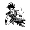 gohan ssj2 tattoo design idea