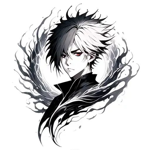 hxh ten aura surrounding tattoo design idea