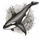 Orca tattoo design idea