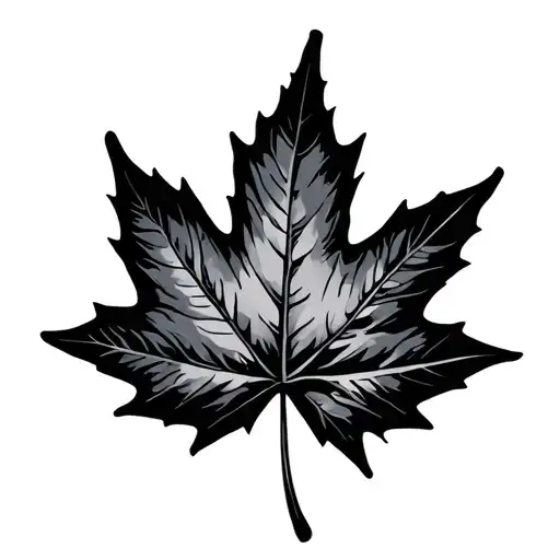 Maple Leaf tattoo design idea