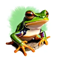 Tree Frog tattoo design idea