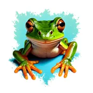Tree Frog tattoo design idea