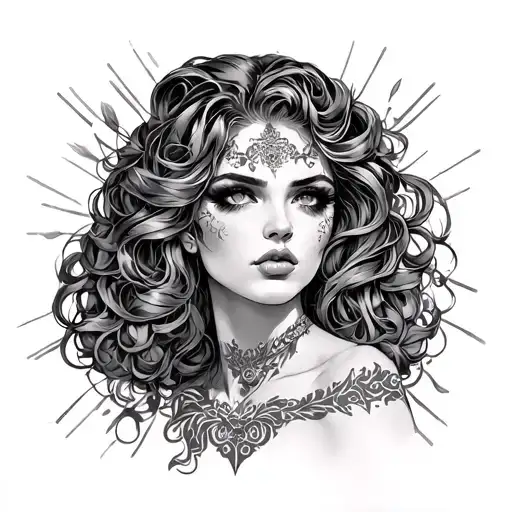 Femdom Slave tattoo design idea