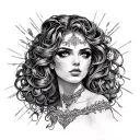 Femdom Slave tattoo design idea