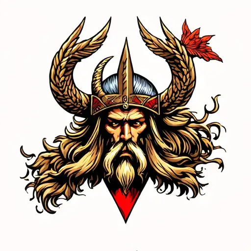 Heimdall's image tattoo design idea