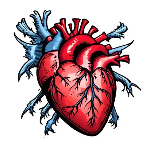 protected heart with Cody text tattoo design idea