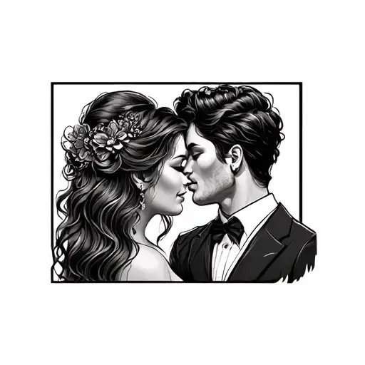 Husband Wife tattoo design idea