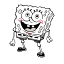 spongebob squarepants tattoo design idea