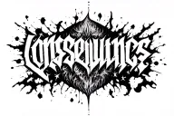 "Consequences " John Wick tattoo design idea