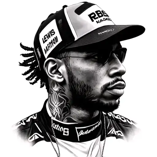 Lewis Hamilton tattoo design idea