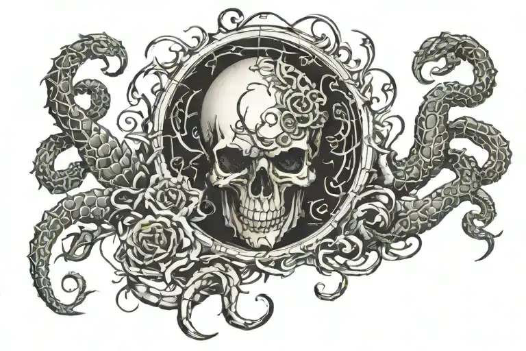 virgo scorpio aquarius zodiac sign tattoo design idea