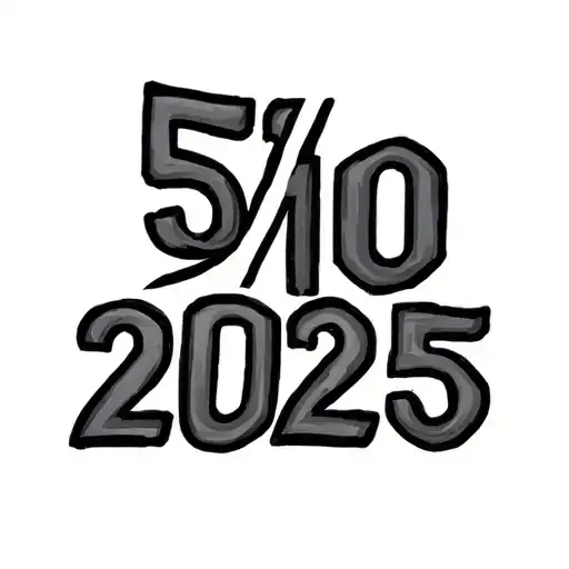 "5/10/2025" Sobriety tattoo design idea