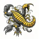 scorpion from mortal kombat tattoo design idea