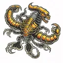 scorpion from mortal kombat tattoo design idea