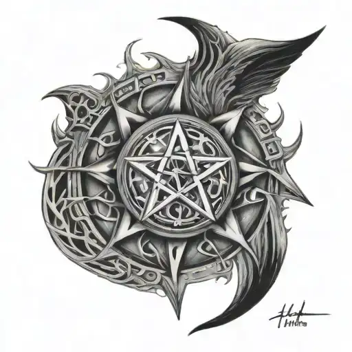 supernatural anti possession tattoo design idea