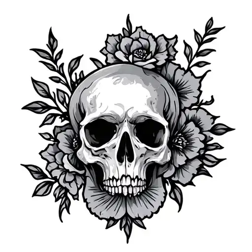 Cross and stitches tattoo design idea