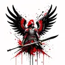 Winged hussar tattoo design idea