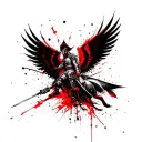Winged hussar tattoo design idea