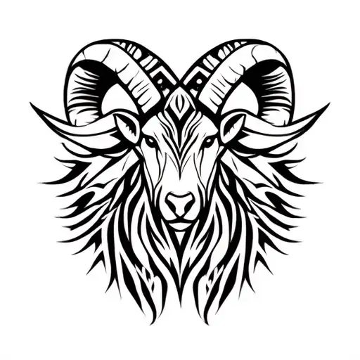 aries ram tattoo design idea