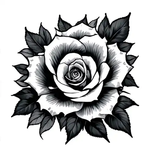 Hidden J tattoo design idea