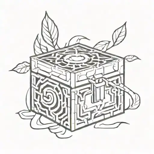 pandora's box tattoo design idea