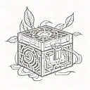 pandora's box tattoo design idea