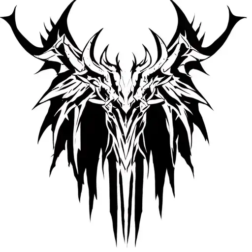 tyrael diablo tattoo design idea
