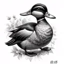12,815, mallard duck, Frank Sinatra, beauty and the beast  tattoo design idea