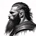 Ragnar Lothbrok tattoo design idea