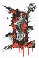 mjolnir hammer tattoo design idea