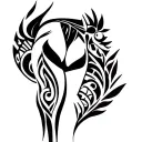 Polynesia for buttocks and thigh female tattoos tattoo design idea
