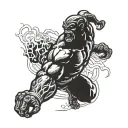 Balrog Draw tattoo design idea