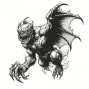 Balrog Draw tattoo design idea