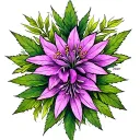 Fireweed tattoo design idea