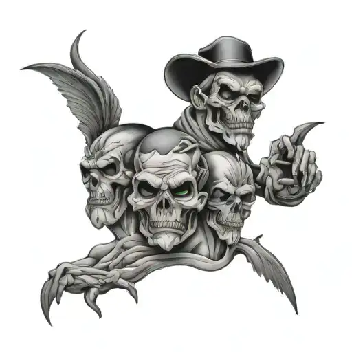bad family members tattoo design idea