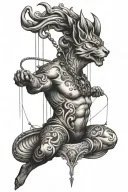 Swinger tattoo design idea