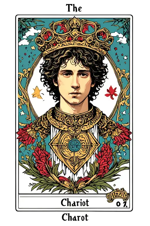 "The Chariot" chariot tarot card featuring one direction tattoo design idea