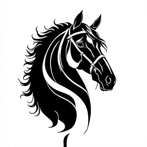 Swedish horse and semicolon tattoo design tattoo design idea