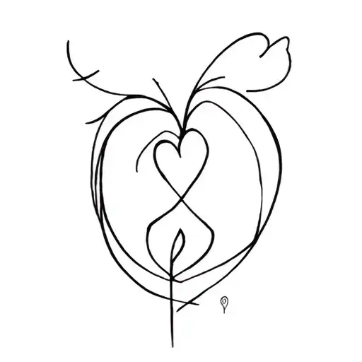 unrequited love tattoo design idea