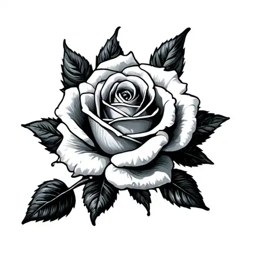 Yorkshire Rose tattoo design idea