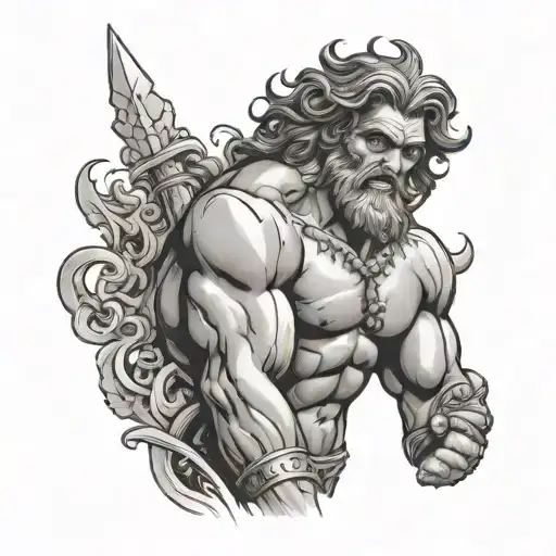 Samson tattoo design idea