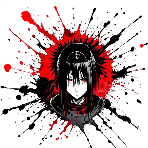 Itachi Uchiha tattoo design idea