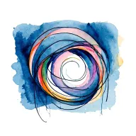 Abstract. lines that point a ways we imagine. picasso. tattoo design idea