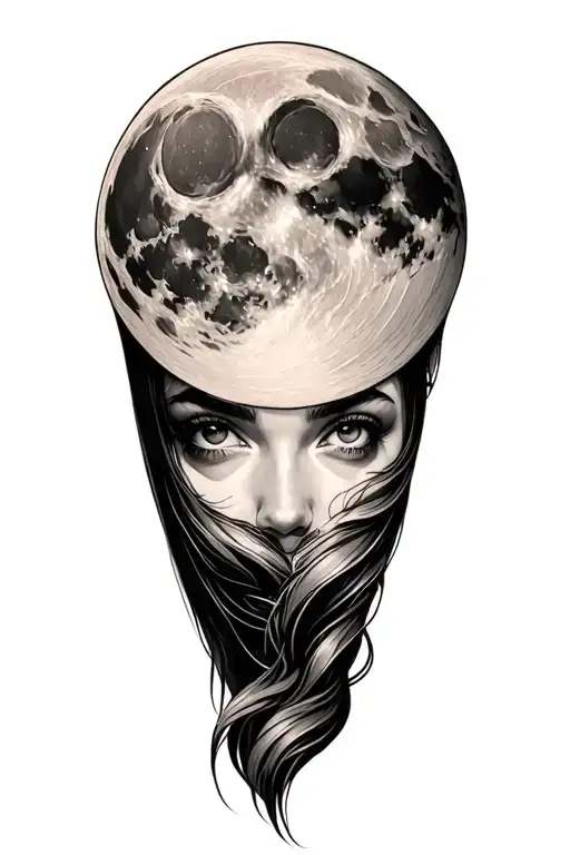 Sydney Sweeney with moon tattoo design idea