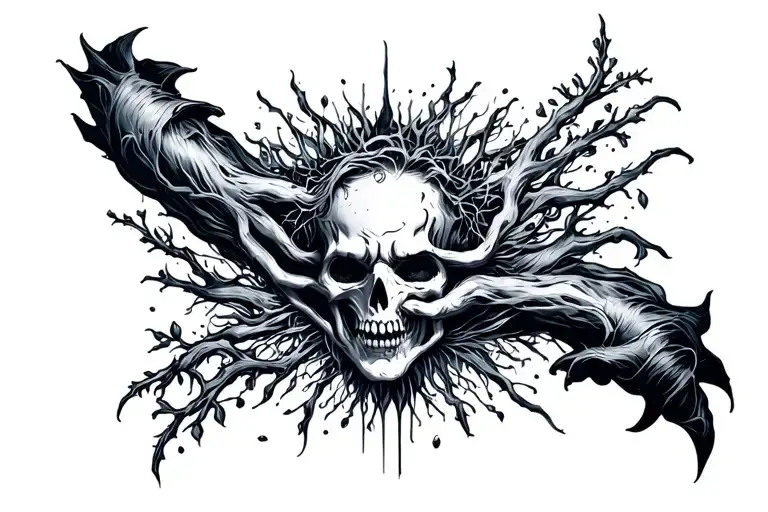 pain=growth tattoo design idea