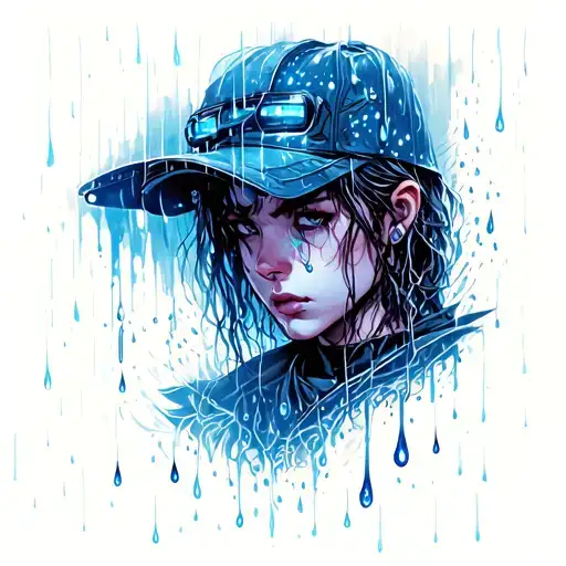 blade runner tears in rain tattoo design idea