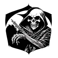 grim reaper tattoo design idea