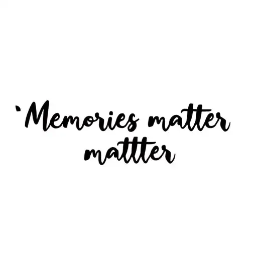 "Memories matter" "Memories matter" fishing tattoo design idea
